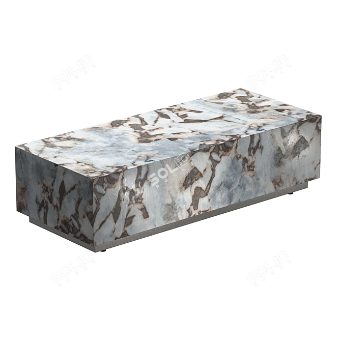 Marble Alcana Coffee Table 3D model image 1