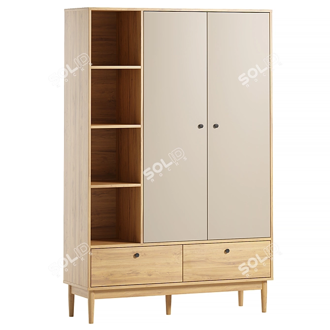 Ferran Swing Wardrobe 3Ds Max 3D model image 1