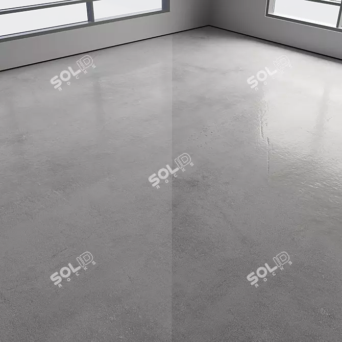 Colorful Seamless Polished Concrete Floor 3D model image 2