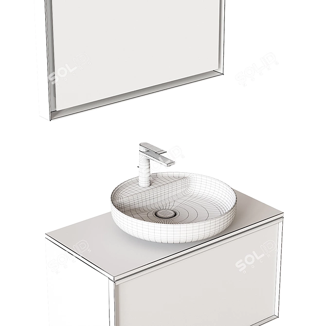  Modern Luxe Bathroom Set 3D model image 5