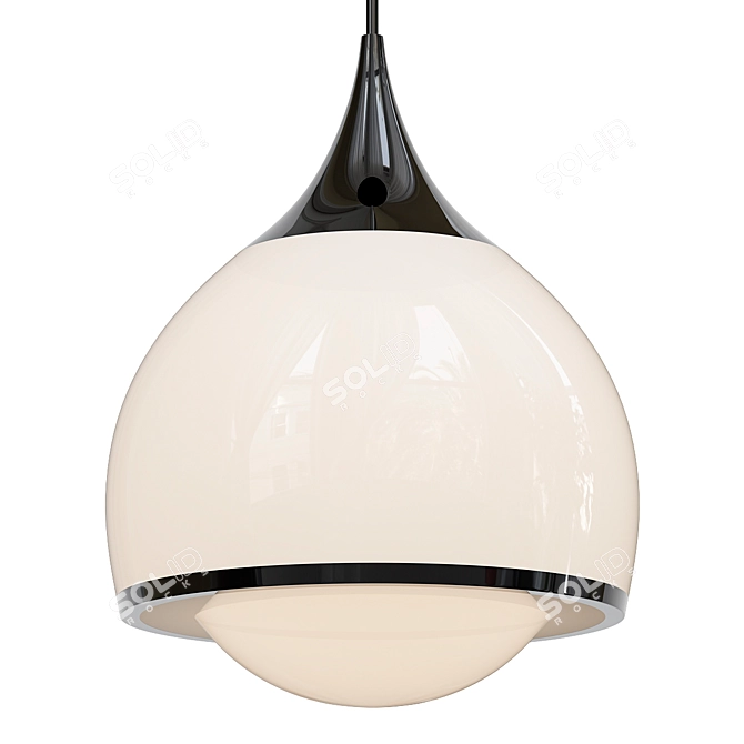 Stylish Reese Pendant Light 3D model image 1