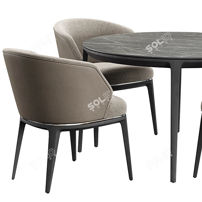 Modern Playground Dining Set 3D model image 4