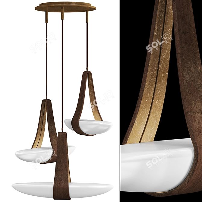 Sophia Chandelier 3D Model Collection 3D model image 2