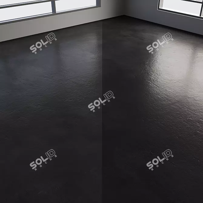 Polished Seamless Colored Concrete Floor 3D model image 6