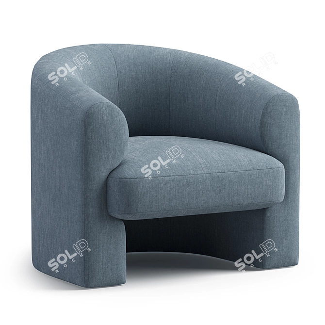 Vintage Nolami Armchair | 3D Model 3D model image 1