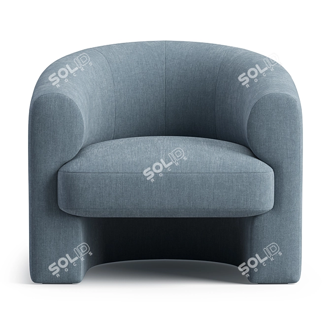 Vintage Nolami Armchair | 3D Model 3D model image 2