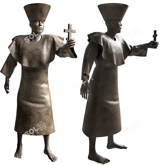 Religious Man 3D Model (2016) 3D model image 1