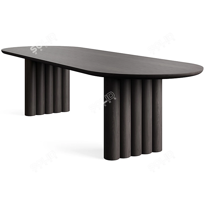 Plush Collection Dining Table 3D model image 3