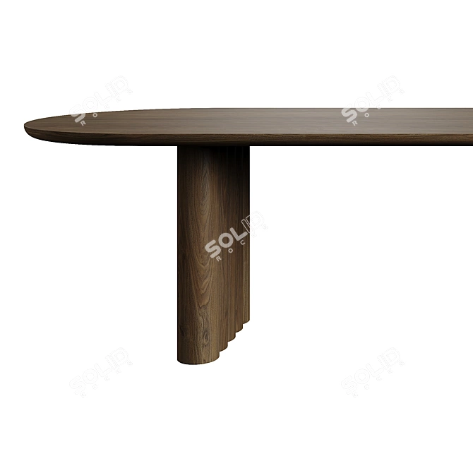 Plush Collection Dining Table 3D model image 4