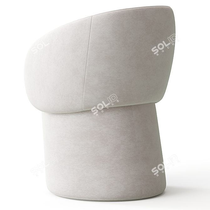 Modern Chic Nebula Seat Design 3D model image 5