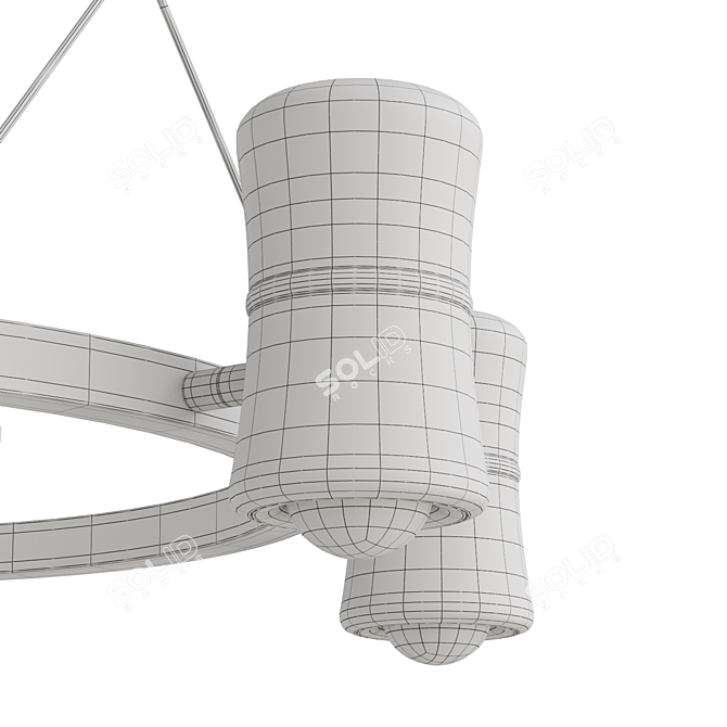 Ring LED Pendant Lamp MEDVIN 3D model image 4