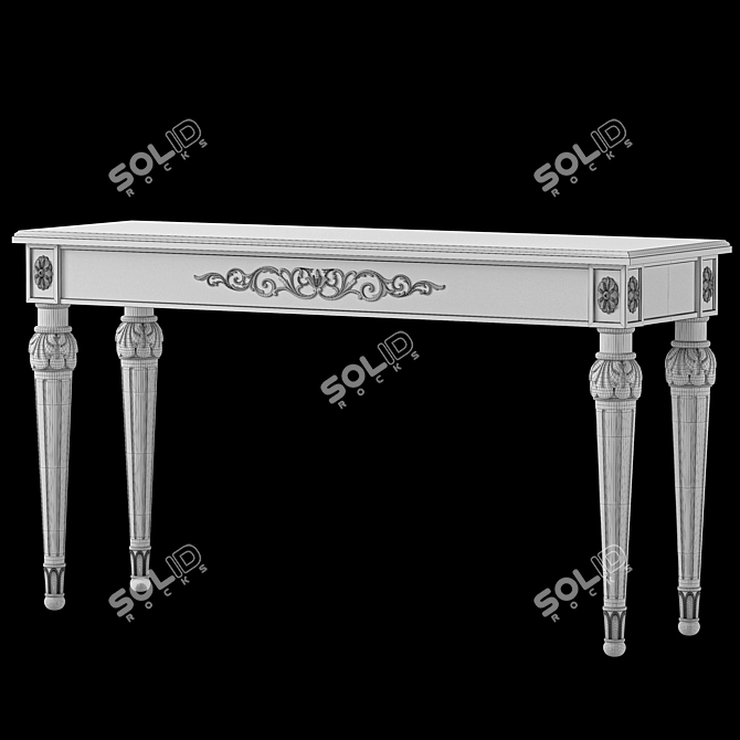 Luxury Versace Home Vanitas Console 3D model image 3