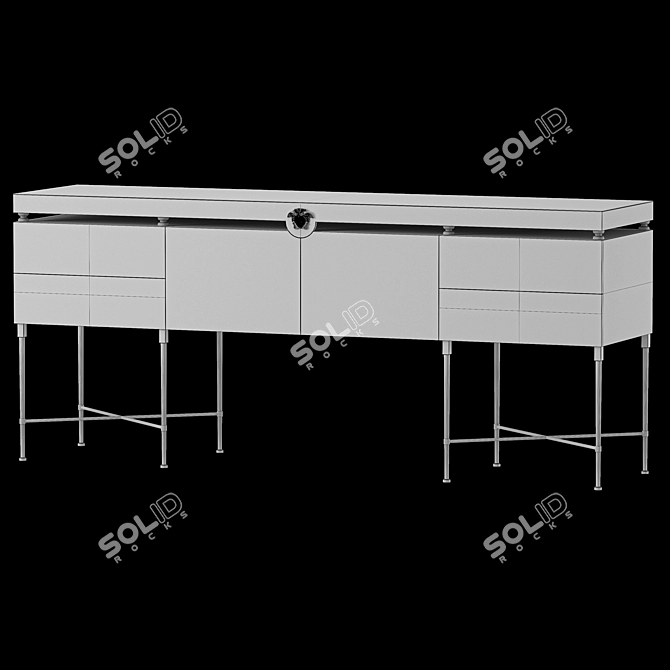 Luxury Versace Argo Buffet 3D model image 2