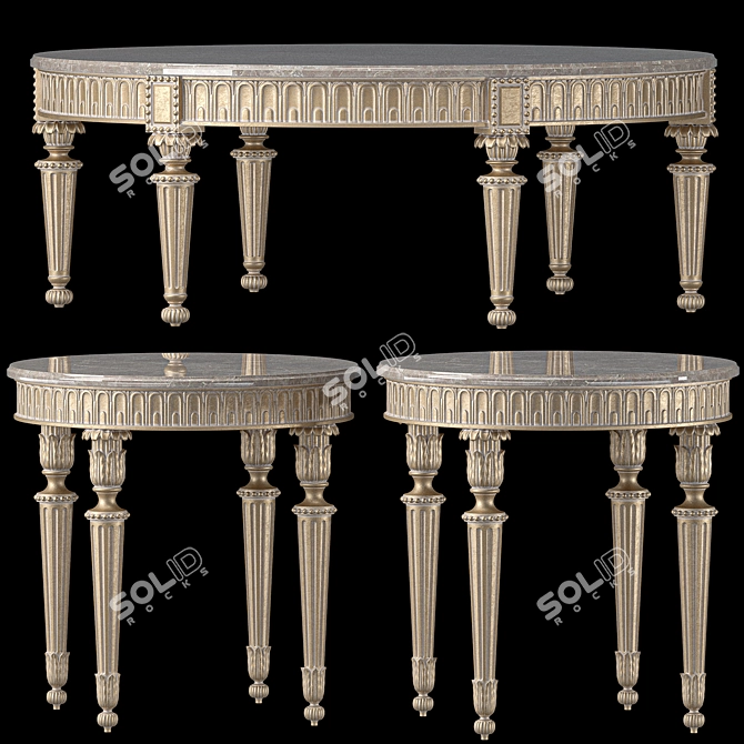 Roberto Giovannini Art Coffee Tables 3D model image 1