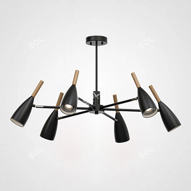 Modern Pendant Light DALBY 3D model image 4