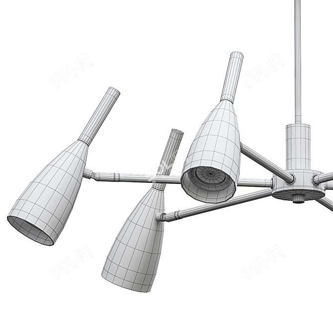 Modern Pendant Light DALBY 3D model image 5