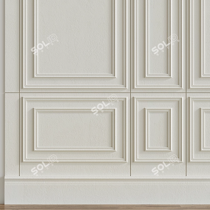 Decorative Plaster with Molding #64 3D model image 5