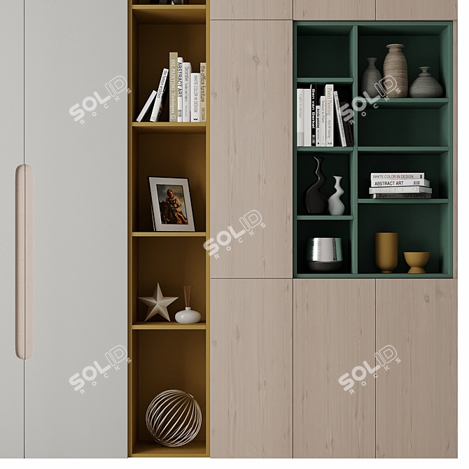 Adjustable Decor Shelf 3D model image 2