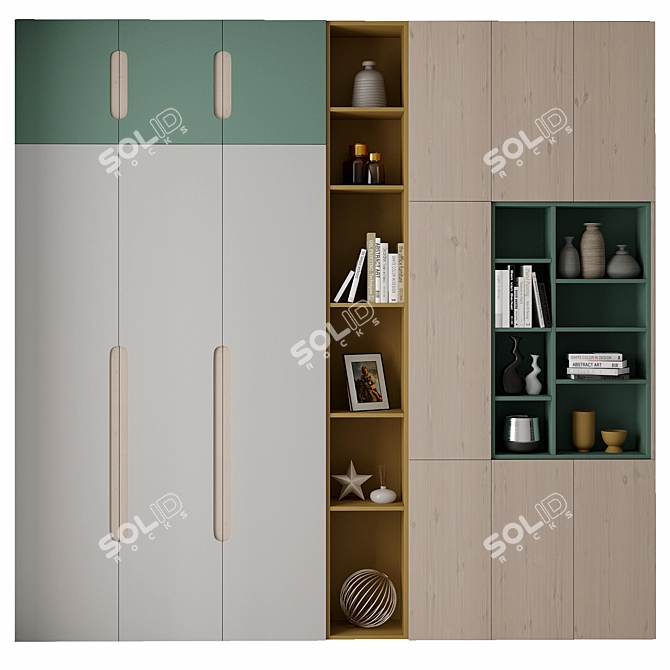 Adjustable Decor Shelf 3D model image 3