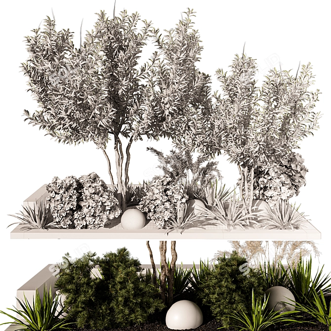 Outdoor Plant 242 Premium 3D Model 3D model image 3