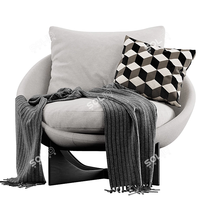 Modern Minotti Lido Furniture Set 3D model image 2