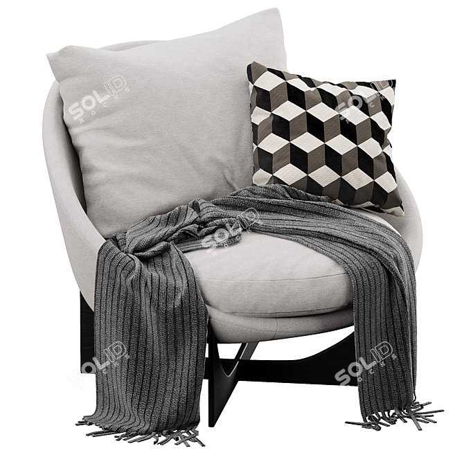 Modern Minotti Lido Furniture Set 3D model image 4