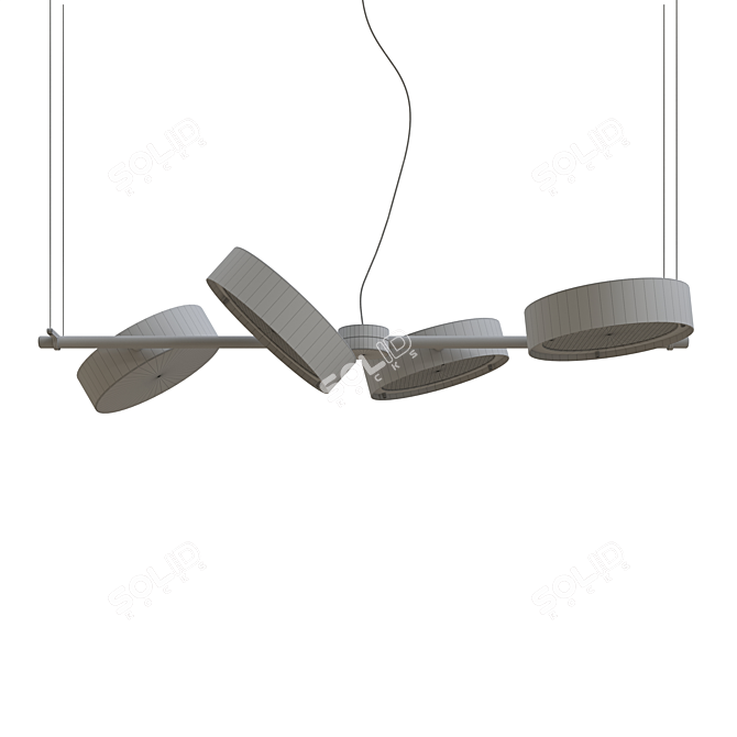 Elegant Oluce Berlin Lighting Fixture 3D model image 6