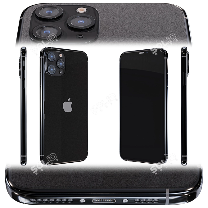 Ultimate 3D iPhone 11 Model 3D model image 1