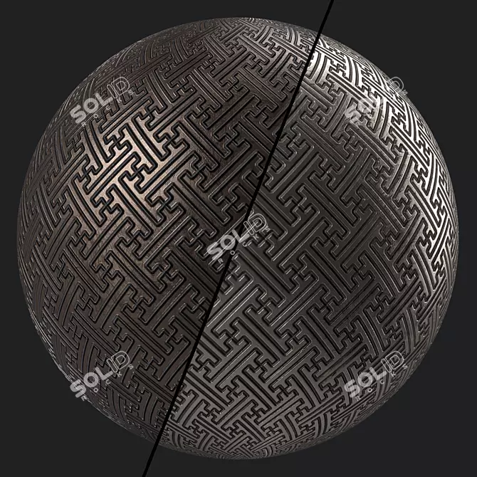 Metal Panels Painting Texture Collection 3D model image 1