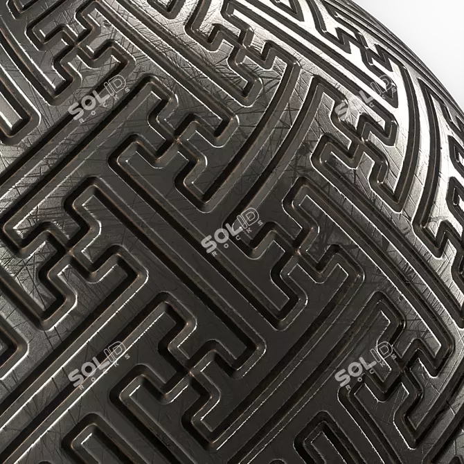 Metal Panels Painting Texture Collection 3D model image 4