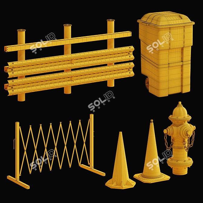 Urban Elements Vol1 3D Models 3D model image 2