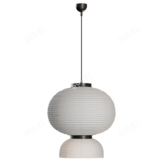 Wabisabi Pendant Light 3D Model 3D model image 3