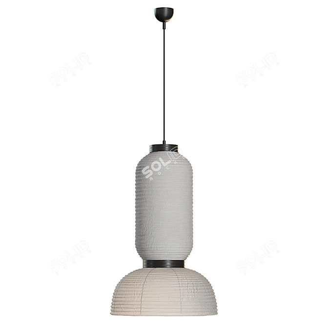 Wabisabi Pendant Light 3D Model 3D model image 5