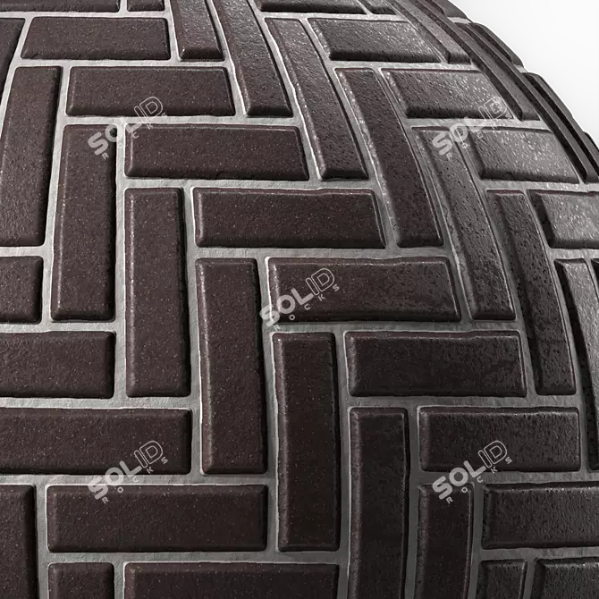 Artisan Ceramic Tiles Collection 3D model image 3