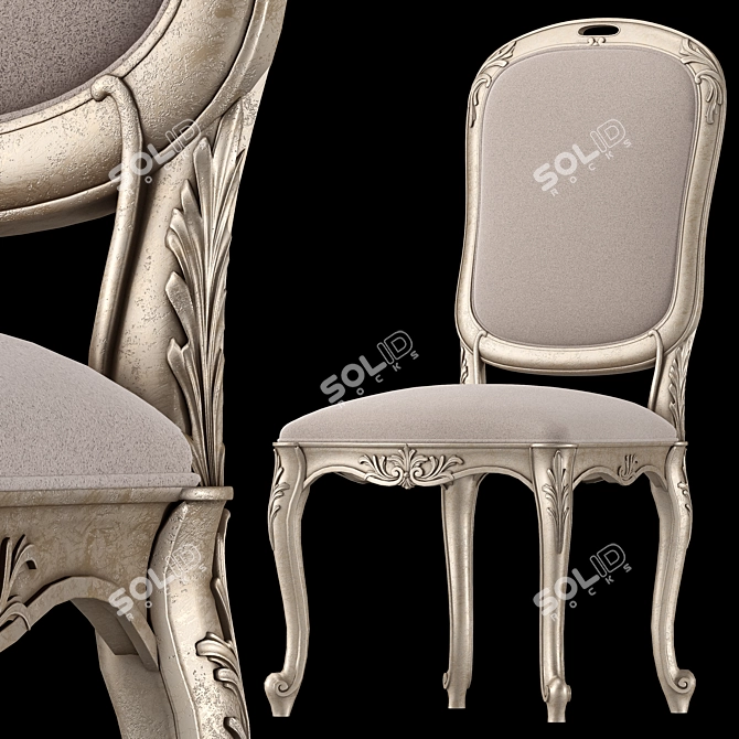 Roberto Giovannini Classic Chair Art 3D model image 1