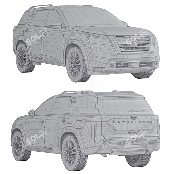 Nissan Pathfinder 3D Model Archive 3D model image 3