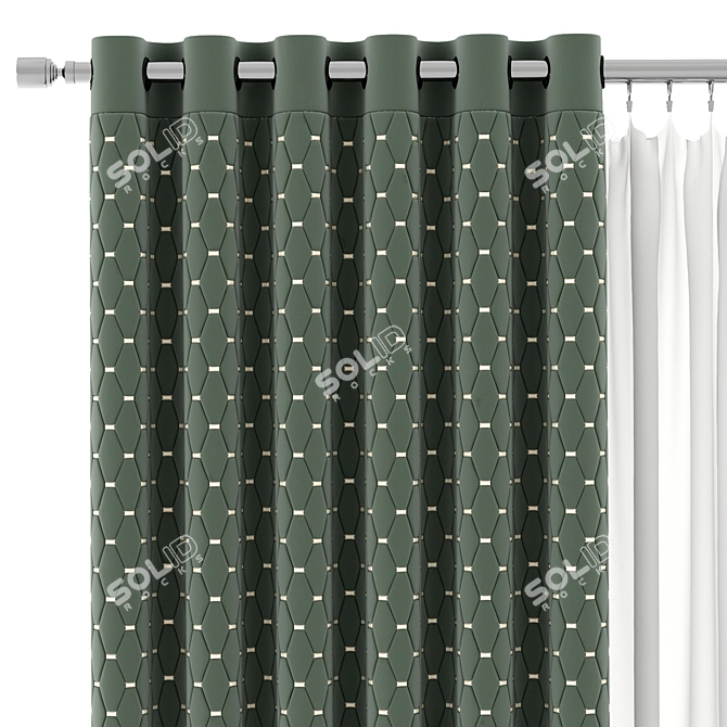  Window Curtain 134 3D model image 3