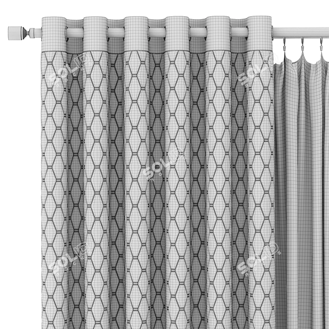  Window Curtain 134 3D model image 6