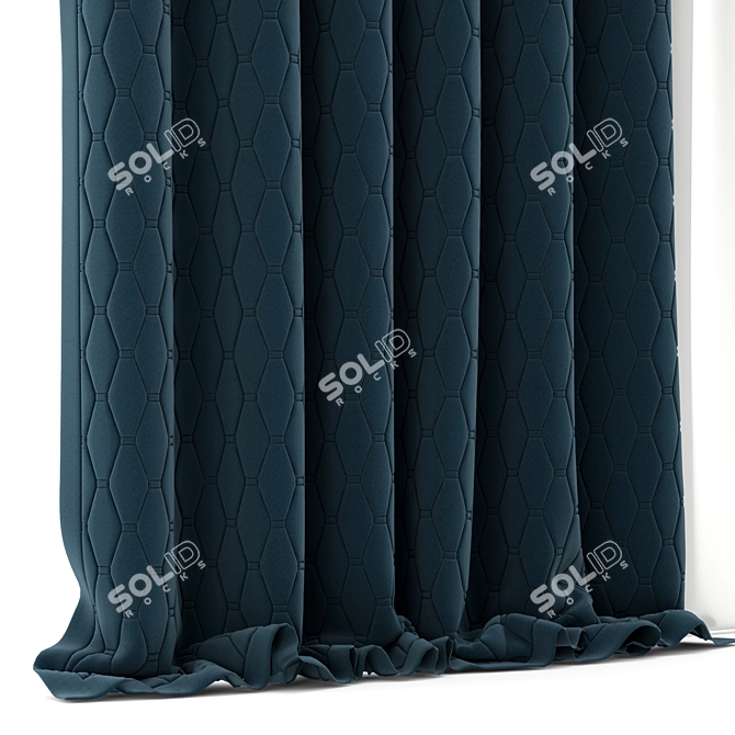 Customizable Curtain Panel 3D model image 4