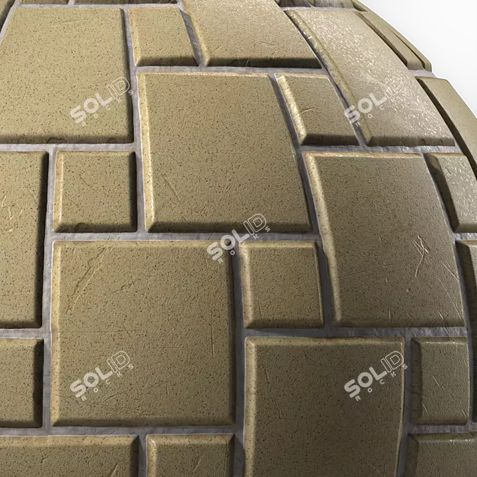 Sbsar Pbr 4k Ceramic Tiles 3D model image 3