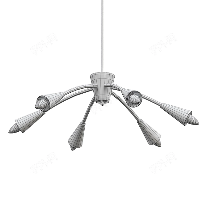 ImperiumLoft Finley Pendant Chandelier 3D model image 3