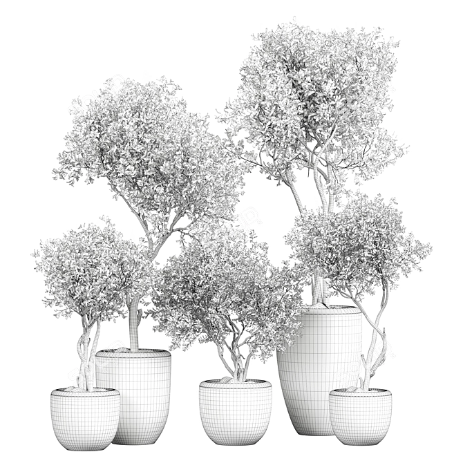 Modern Indoor Plant 415 Model 3D model image 4