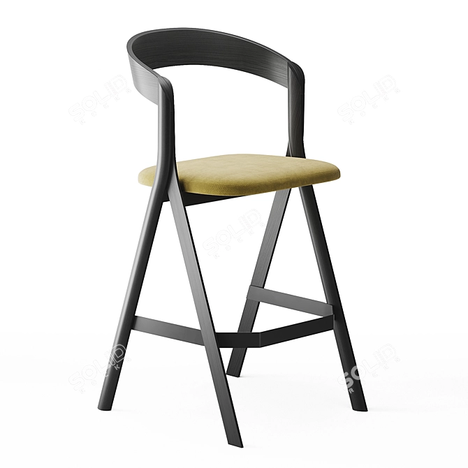 Diverge Stool & Chair Set 3D model image 4