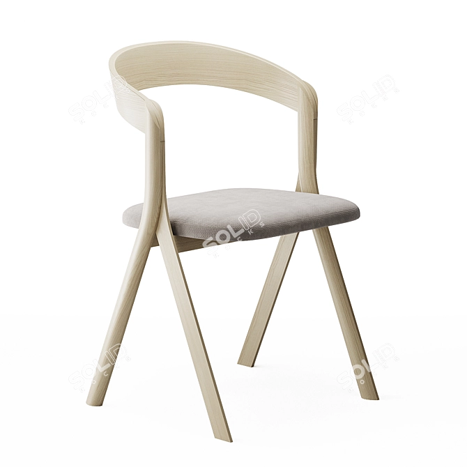 Diverge Stool & Chair Set 3D model image 5