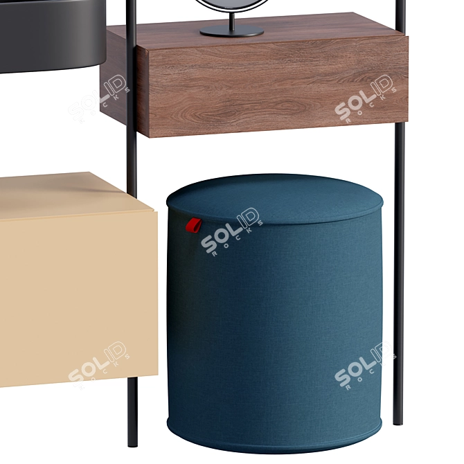 Elegant Atelier Bathroom Furniture 3D model image 3