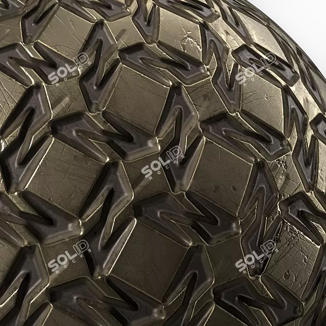 Metal Panel Painting Texture Kit 3D model image 3