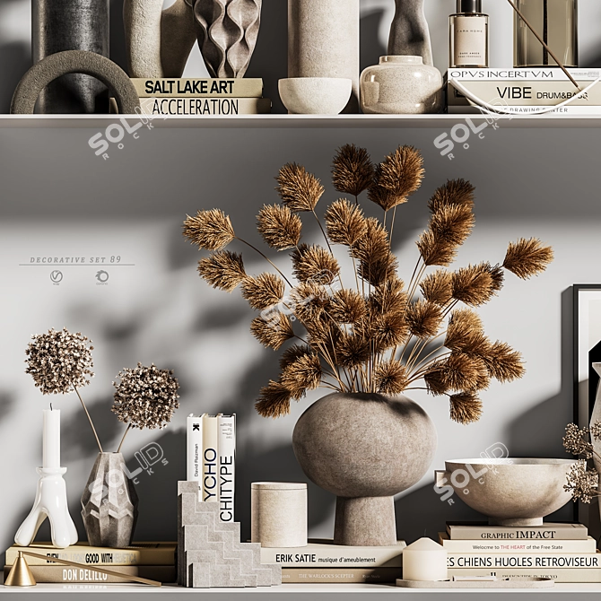 Elegant Decorative Set 89 3D model image 4