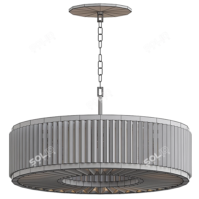 Vintage Crystal Chandelier Model 3D model image 3