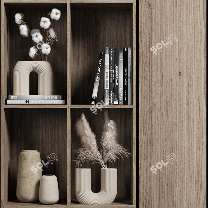 Modular Shelf Cabinet for Rendering 3D model image 3