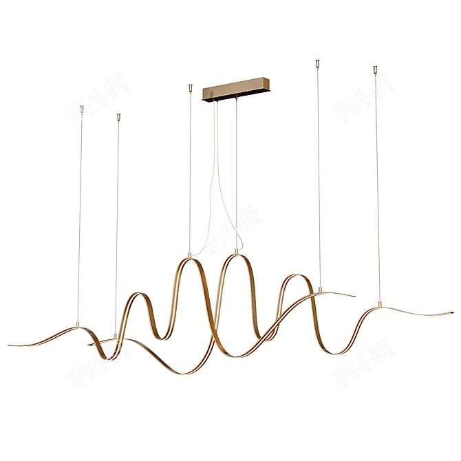 Modish Bissa Pendant Light 3D model image 3